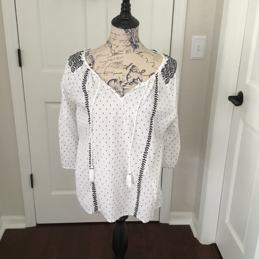 JCREW WHITE BLOUSE